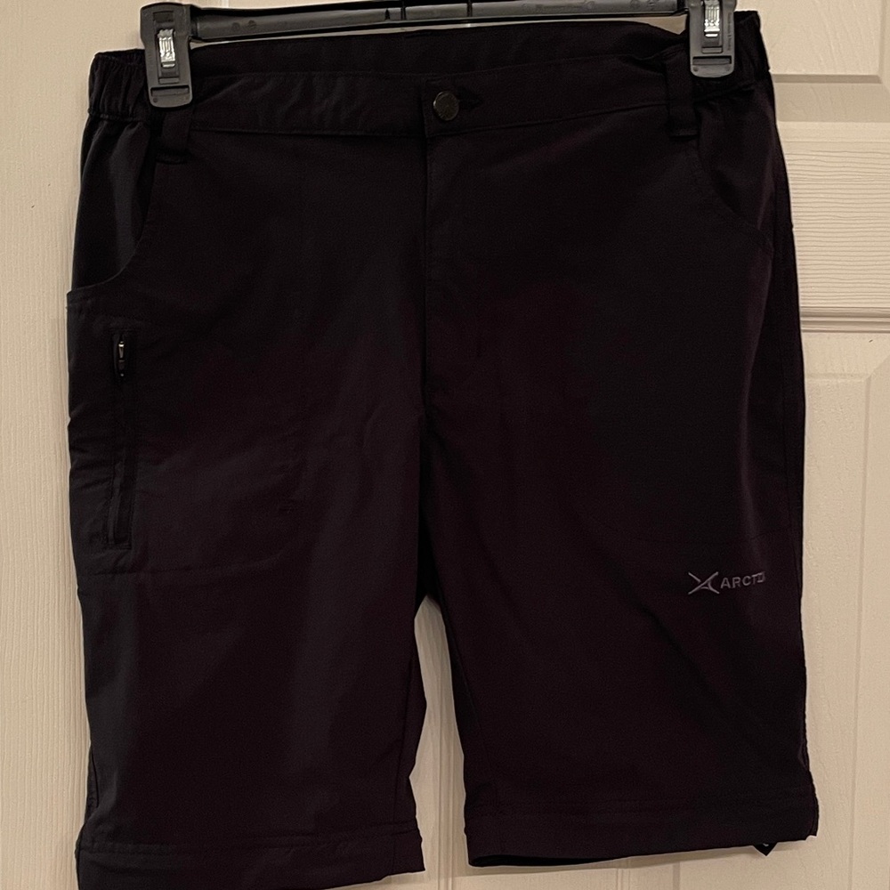 Arctix Women's Black Outdoor Hiking Shorts | Zip Pockets | Size M - Picture 2 of 9